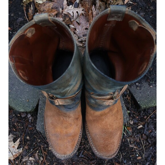 Wesco x Ship John | Derroll Boss Engineer Boot - 10.5D rough out suede Mr Lou main image 5